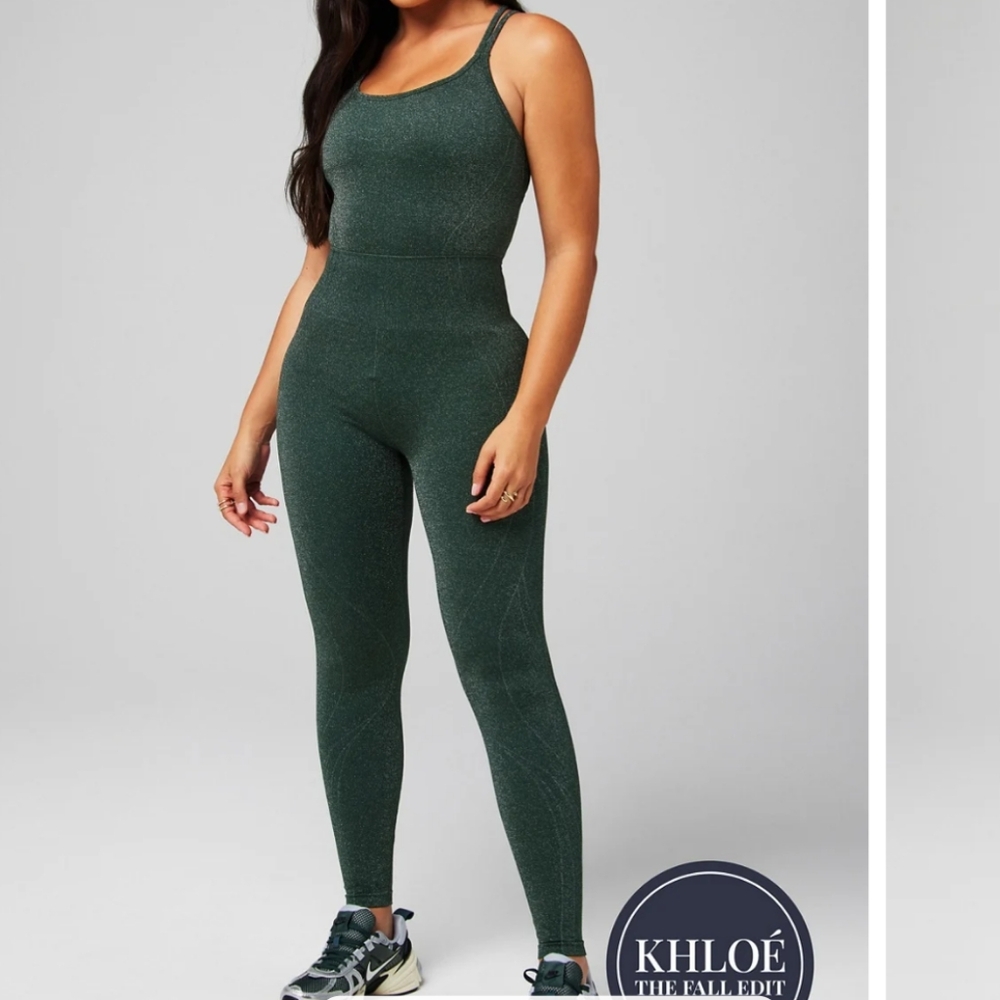 FABLETICS, SEAMLESS JUMPSUIT , KHLOE FALL LIMITED EDITION , EVERPINE 💚 ✨ SPARK